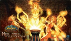 Midsummer Fire Festival - World fo Warcraft Playmat